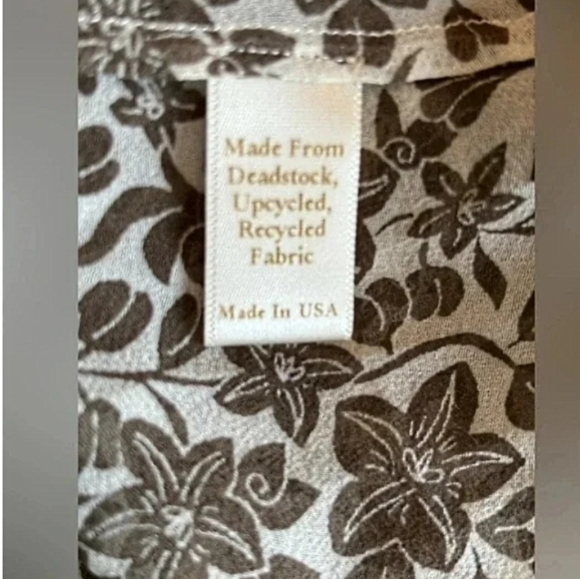 Christy Dawn Winslet Dress Jasmine Rye Brown Cream Floral Print 100% Silk Size S - Picture 9 of 15